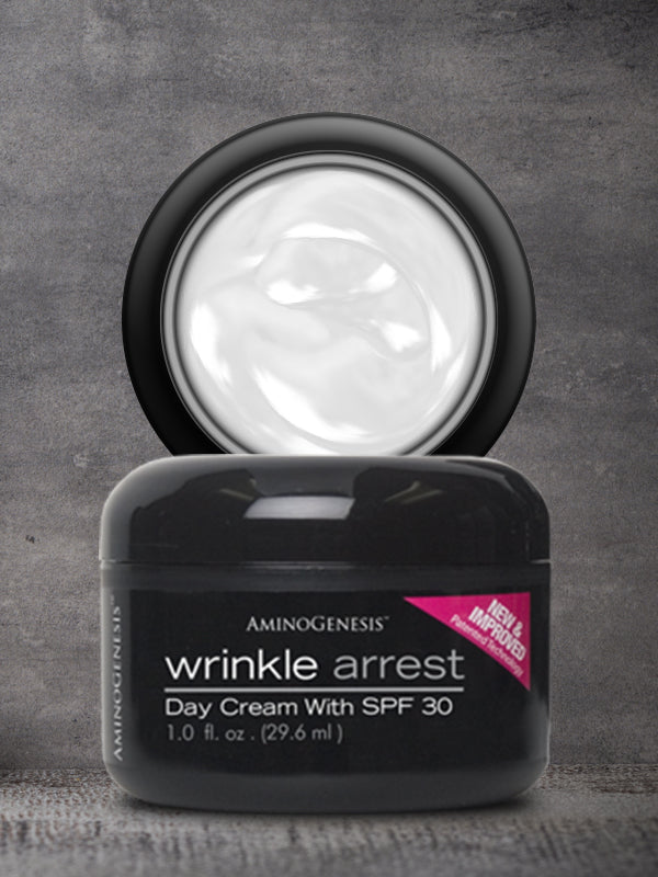 Product Shot. Wrinkle Arrest Day Cream SPF 30 1 oz 1 Jar