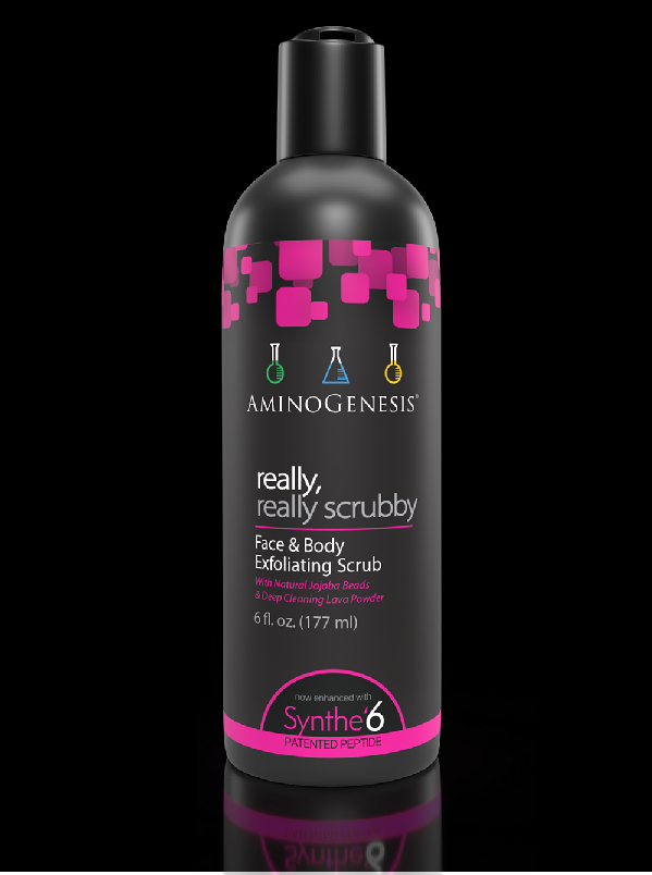 Product Shot. Really, Really Scrubby 6 oz. One Bottle