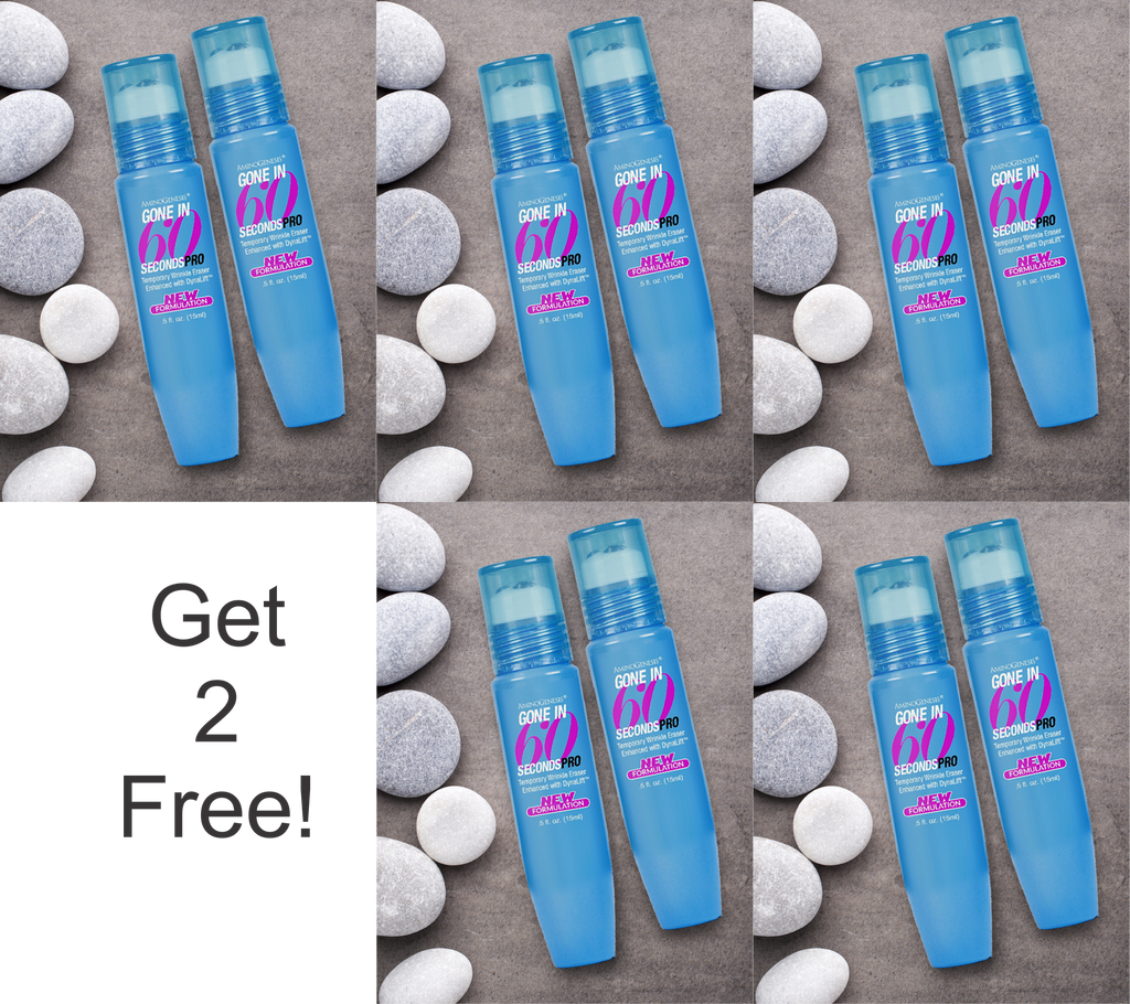 Product Shot. Gone in Sixty Seconds Pro: Instant Wrinkle Eraser .5 oz 2 Pack - Showing Buy 2 get 1 Free. Showing Buy 3 get 2 Free