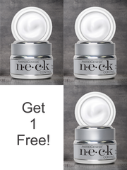 Product Shot. N.E.C.K Control 1 oz. Showing Buy 4 Get 3 Free