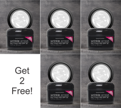 Product Shot. Wrinkle Arrest Day Cream SPF 30 1 oz Showing Buy 3 Get 2 Free